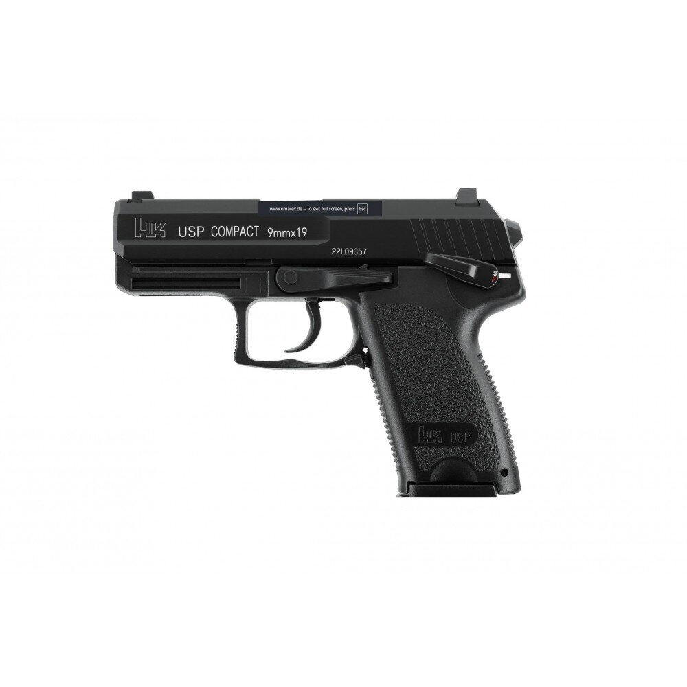 Heckler & Koch USP COMPACT 6mmガスガン HECKLER KOCH USP COMPACT BLK - GBB - 2.5682